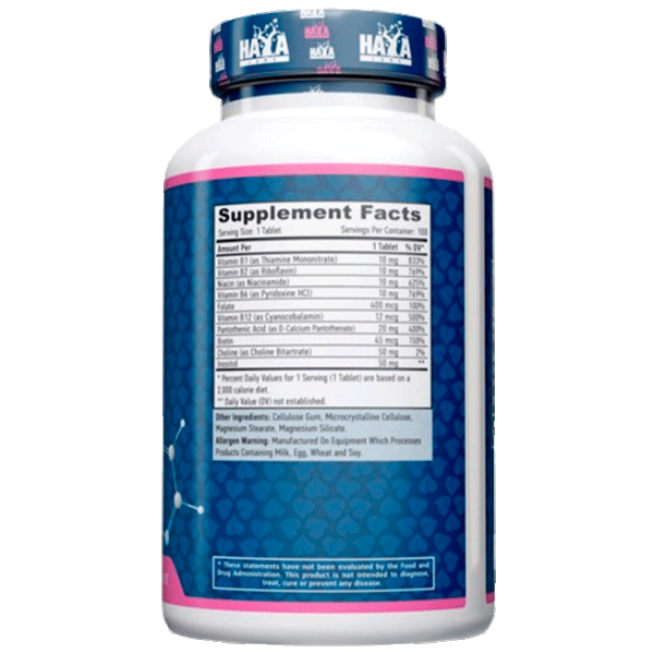 Vitamine și minerale Haya Labs B-Basic (853809007776) 100 photo 2 Vitamine și minerale Haya Labs B-Basic (853809007776) 100 photo 2