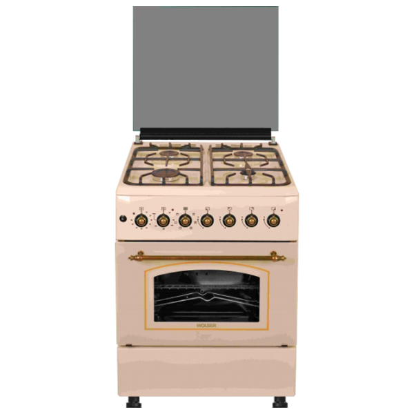 Плита Wolser WL-F 60602 Газовая/ Слоновая кость/  photo 1