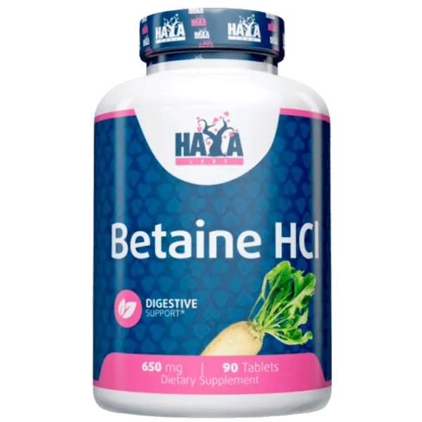 Vitamine și minerale Haya Labs Betain HCL (853809007820) 90 photo 1 Vitamine și minerale Haya Labs Betain HCL (853809007820) 90 photo 1