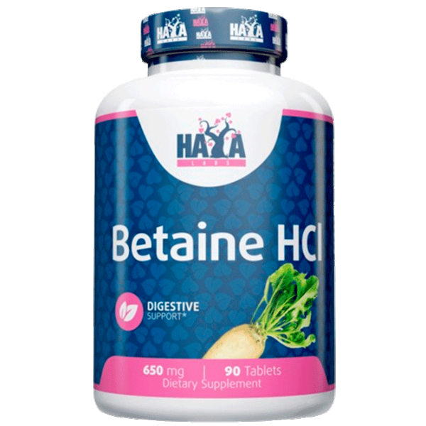 Vitamine și minerale Haya Labs Betain HCL (853809007820) 90 photo 1 Vitamine și minerale Haya Labs Betain HCL (853809007820) 90 photo 1