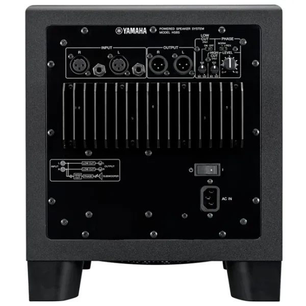Студийный сабвуфер Yamaha HS8S  / 150 Вт photo 4
