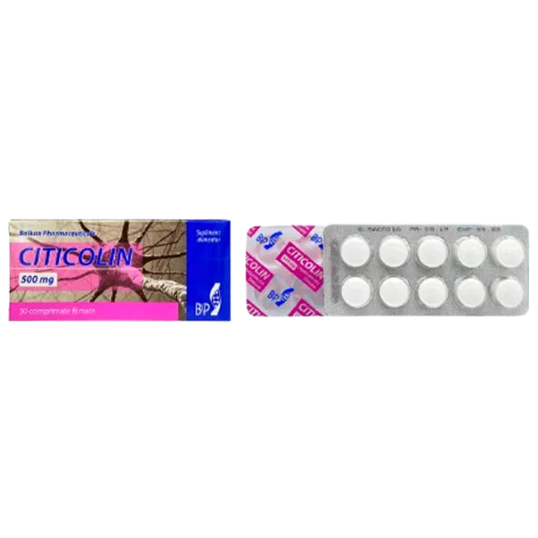 Vitamine și minerale Balkan Pharmaceuticals Citicolin (4840982010255) 30 photo 1 Vitamine și minerale Balkan Pharmaceuticals Citicolin (4840982010255) 30 photo 1