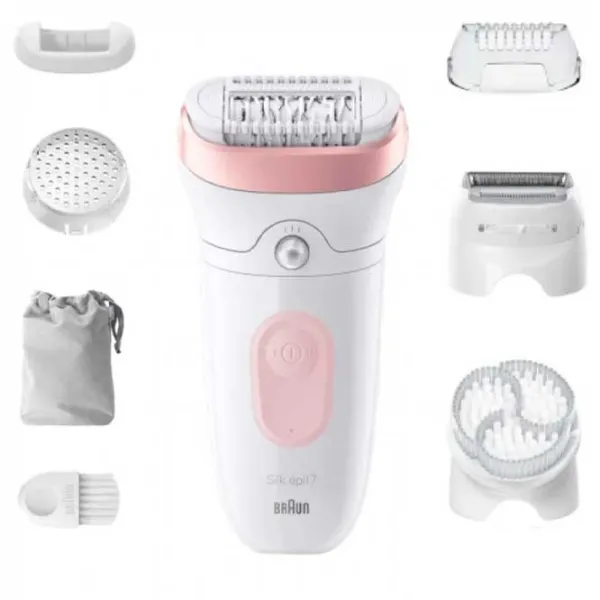 Эпилятор Braun SE 7060 Сухая/Влажная / Белый photo 2