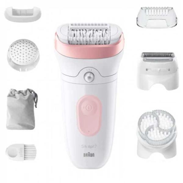Эпилятор Braun SE 7060 Сухая/Влажная / Белый photo 2