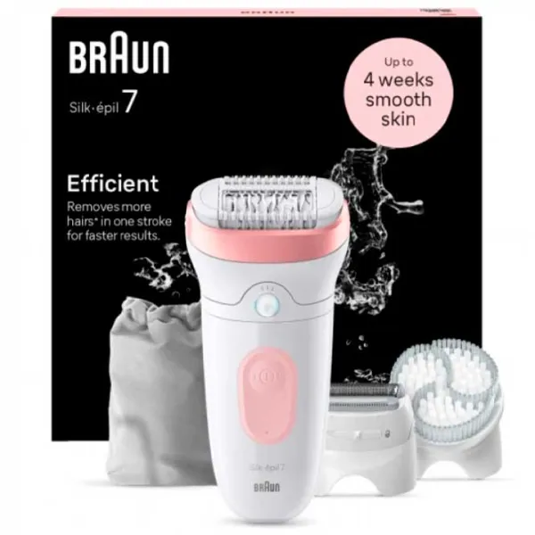 Эпилятор Braun SE 7060 Сухая/Влажная / Белый photo 5