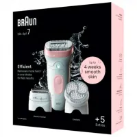 Эпилятор Braun SE 7060 Сухая/Влажная / Белый photo 6