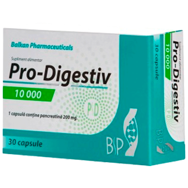 Vitamine și minerale Balkan Pharmaceuticals Pro-digestiv (4840982010873) 30 capsule photo 1 Vitamine și minerale Balkan Pharmaceuticals Pro-digestiv (4840982010873) 30 capsule photo 1