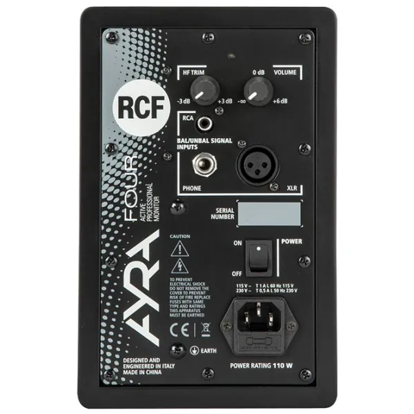 Monitor de studio RCF Ayra Four 104 dB / 55 W photo 4