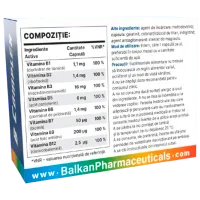 Vitamine și minerale Balkan Pharmaceuticals B complex (4840982011702) 30 capsule photo 2