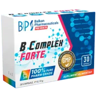 Витамины и минералы Balkan Pharmaceuticals B complex Forte (4840982011726) 30 капсул