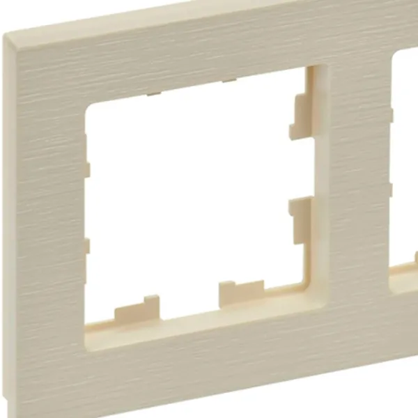 Ramă pentru priză și întrerupătoar IEK BR-M22-51-K10 Beige / 2 photo 3 Ramă pentru priză și întrerupătoar IEK BR-M22-51-K10 Beige / 2 photo 3