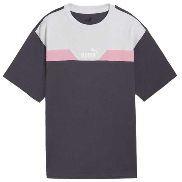 Tricou pentru femei Puma Power Relaxed Tee Galactic 100% bumbac / Gray photo 1