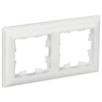 Ramă pentru priză și întrerupătoar IEK BR-M22-12-K01 White / 2