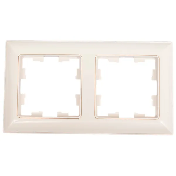 Ramă pentru priză și întrerupătoar IEK BR-M22-12-K01 White / 2 photo 2 Ramă pentru priză și întrerupătoar IEK BR-M22-12-K01 White / 2 photo 2