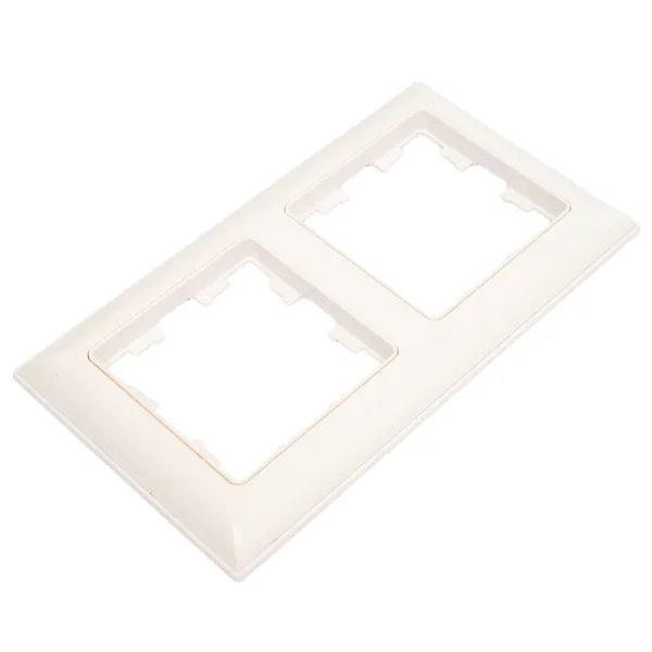 Ramă pentru priză și întrerupătoar IEK BR-M22-12-K01 White / 2 photo 3 Ramă pentru priză și întrerupătoar IEK BR-M22-12-K01 White / 2 photo 3