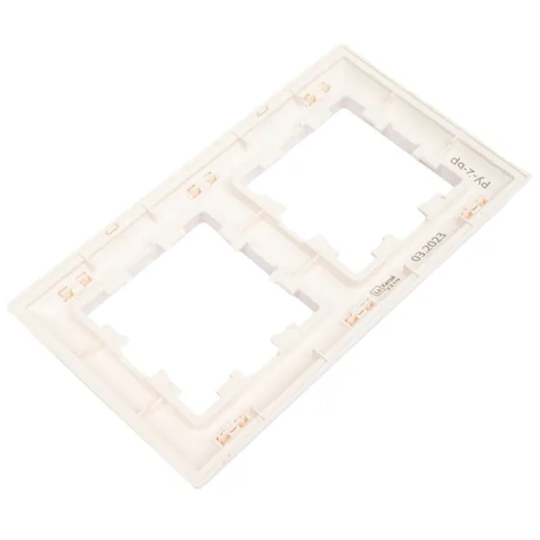 Ramă pentru priză și întrerupătoar IEK BR-M22-12-K01 White / 2 photo 4 Ramă pentru priză și întrerupătoar IEK BR-M22-12-K01 White / 2 photo 4