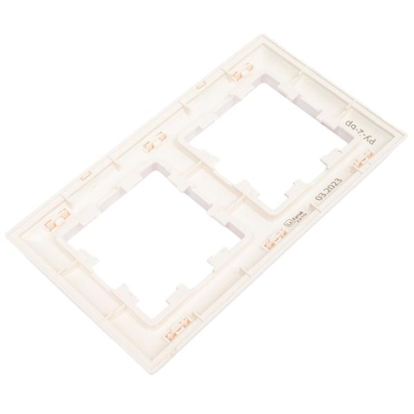 Ramă pentru priză și întrerupătoar IEK BR-M22-12-K01 White / 2 photo 4 Ramă pentru priză și întrerupătoar IEK BR-M22-12-K01 White / 2 photo 4