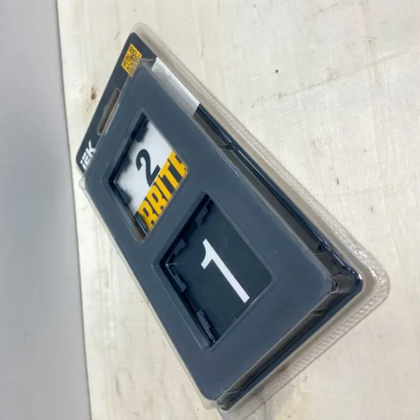 Ramă pentru priză și întrerupătoar IEK BR-M22-K53 Graphite / 2 photo 4 Ramă pentru priză și întrerupătoar IEK BR-M22-K53 Graphite / 2 photo 4