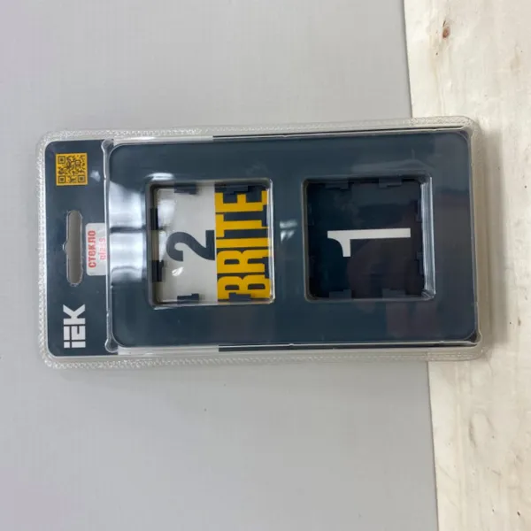 Ramă pentru priză și întrerupătoar IEK BR-M22-K53 Graphite / 2 photo 5 Ramă pentru priză și întrerupătoar IEK BR-M22-K53 Graphite / 2 photo 5