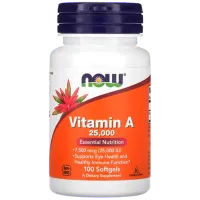 Vitamine și minerale Now Foods A 25000 IU (733739003409) 100 capsule