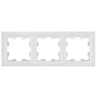 Ramă pentru priză și întrerupătoar IEK BR-M32-K01 White / 3