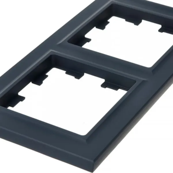 Ramă pentru priză și întrerupătoar IEK BR-M32-K53 Graphite / 3 photo 5 Ramă pentru priză și întrerupătoar IEK BR-M32-K53 Graphite / 3 photo 5