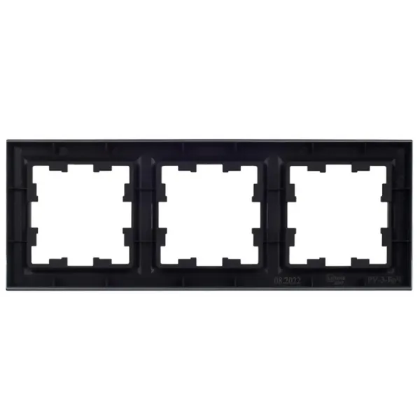 Ramă pentru priză și întrerupătoar IEK BR-M32-K02 Black / 3 photo 6 Ramă pentru priză și întrerupătoar IEK BR-M32-K02 Black / 3 photo 6