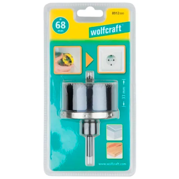 Carotă Wolfcraft 8912000 Metal / Hexagonal photo 4