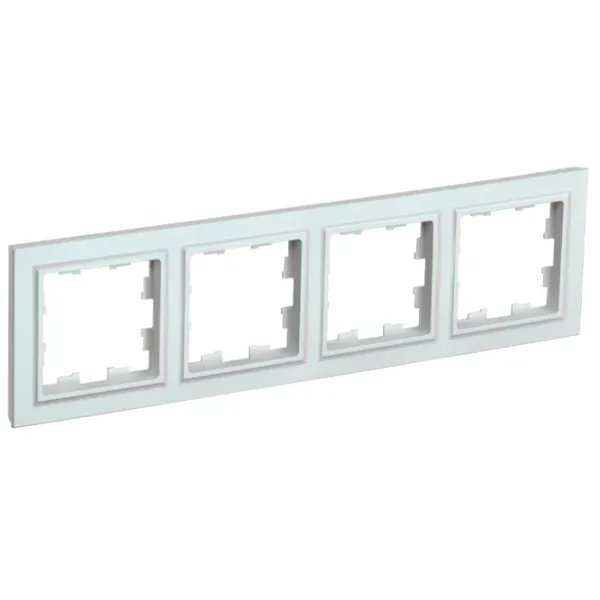 Ramă pentru priză și întrerupătoar IEK BR-M42-K36 Silver / 4 photo 1 Ramă pentru priză și întrerupătoar IEK BR-M42-K36 Silver / 4 photo 1