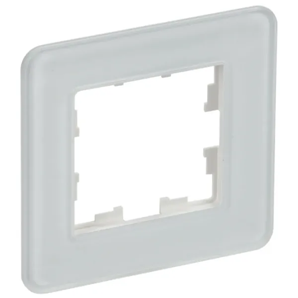 Ramă pentru priză și întrerupătoar IEK BR-M12-G-41-K01 White / 1 photo 1 Ramă pentru priză și întrerupătoar IEK BR-M12-G-41-K01 White / 1 photo 1