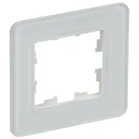 Ramă pentru priză și întrerupătoar IEK BR-M12-G-41-K01 White / 1