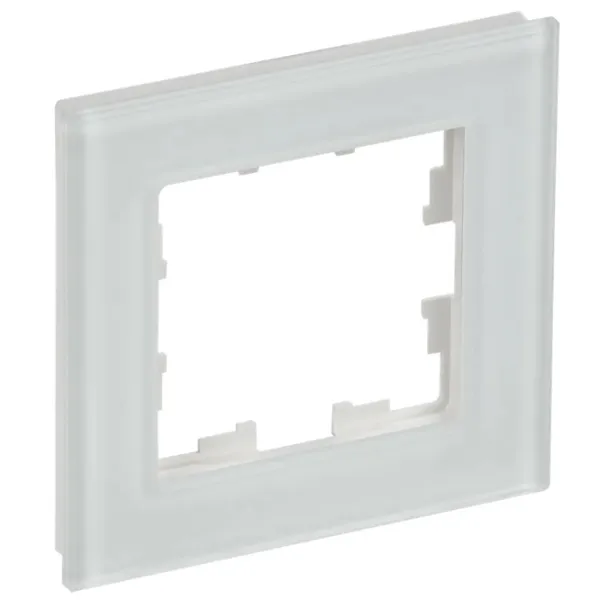 Ramă pentru priză și întrerupătoar IEK BR-M12-G-31-K01 White / 1 photo 1 Ramă pentru priză și întrerupătoar IEK BR-M12-G-31-K01 White / 1 photo 1