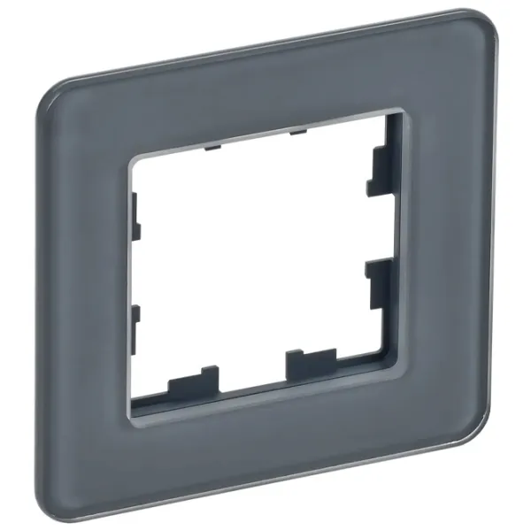 Ramă pentru priză și întrerupătoar IEK BR-M12-G-41-K53 Graphite / 1 photo 1 Ramă pentru priză și întrerupătoar IEK BR-M12-G-41-K53 Graphite / 1 photo 1