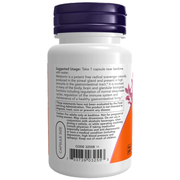Vitamine și minerale Now Foods MELATONIN (733739032553) 60 photo 3 Vitamine și minerale Now Foods MELATONIN (733739032553) 60 photo 3