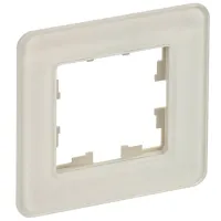 Ramă pentru priză și întrerupătoar IEK BR-M12-G-41-K98 Sand / 1