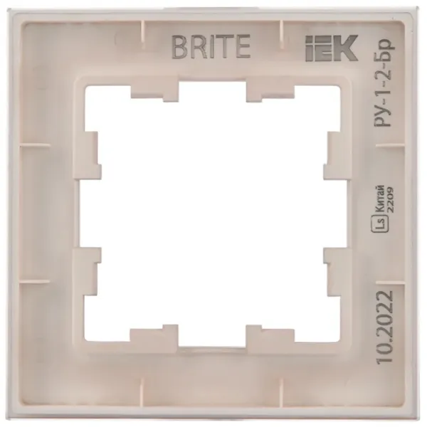 Ramă pentru priză și întrerupătoar IEK BR-M12-G-31-K14 Pink / 1 photo 2 Ramă pentru priză și întrerupătoar IEK BR-M12-G-31-K14 Pink / 1 photo 2