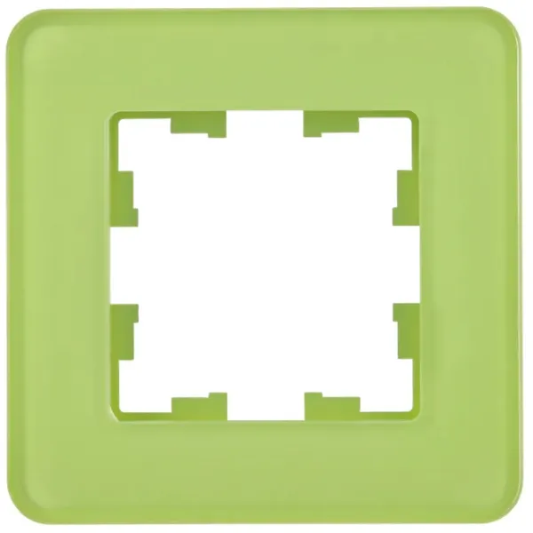 Ramă pentru priză și întrerupătoar IEK (BR-M12-G-41-K06 Green / 1 photo 1 Ramă pentru priză și întrerupătoar IEK (BR-M12-G-41-K06 Green / 1 photo 1