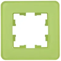 Ramă pentru priză și întrerupătoar IEK (BR-M12-G-41-K06 Green / 1