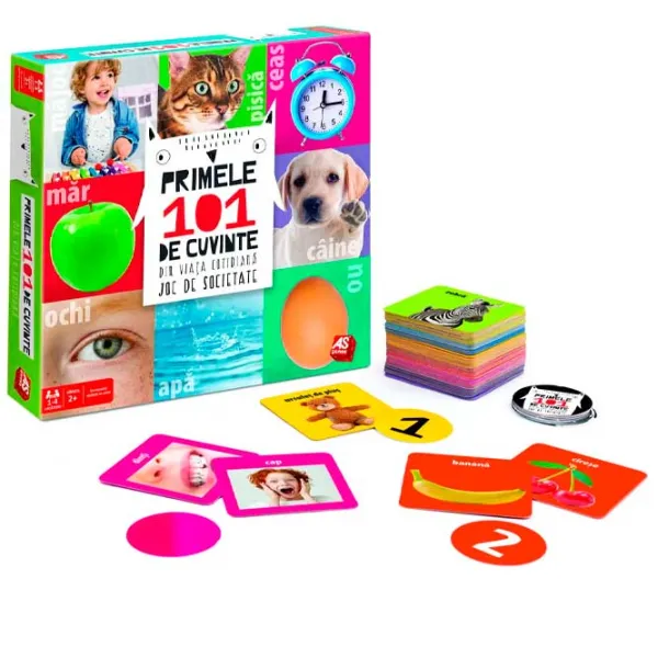 Настольная игра As Kids Primele 100 de cuvinte 2+/ Развитие photo 2