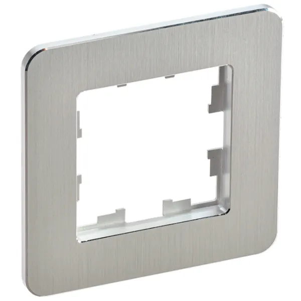 Ramă pentru priză și întrerupătoar IEK BR-M12-M-21-K47 Silver / 1 photo 1 Ramă pentru priză și întrerupătoar IEK BR-M12-M-21-K47 Silver / 1 photo 1