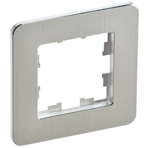 Ramă pentru priză și întrerupătoar IEK BR-M12-M-21-K47 Silver / 1 photo 1 Ramă pentru priză și întrerupătoar IEK BR-M12-M-21-K47 Silver / 1 photo 1