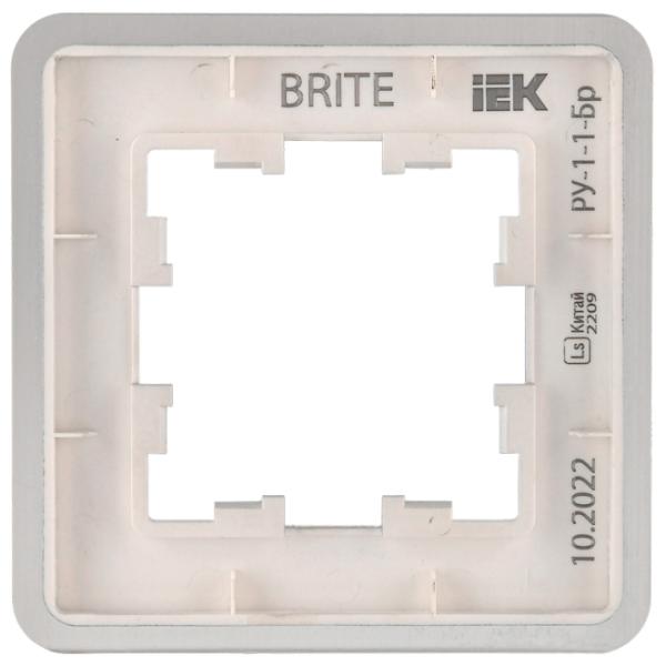 Ramă pentru priză și întrerupătoar IEK BR-M12-M-21-K47 Silver / 1 photo 6 Ramă pentru priză și întrerupătoar IEK BR-M12-M-21-K47 Silver / 1 photo 6
