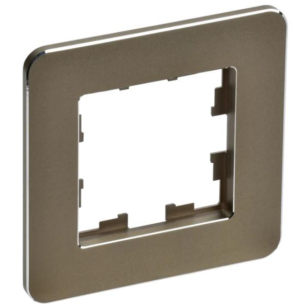 Ramă pentru priză și întrerupătoar IEK BR-M12-M-01-K49 Brown / 1 photo 1 Ramă pentru priză și întrerupătoar IEK BR-M12-M-01-K49 Brown / 1 photo 1