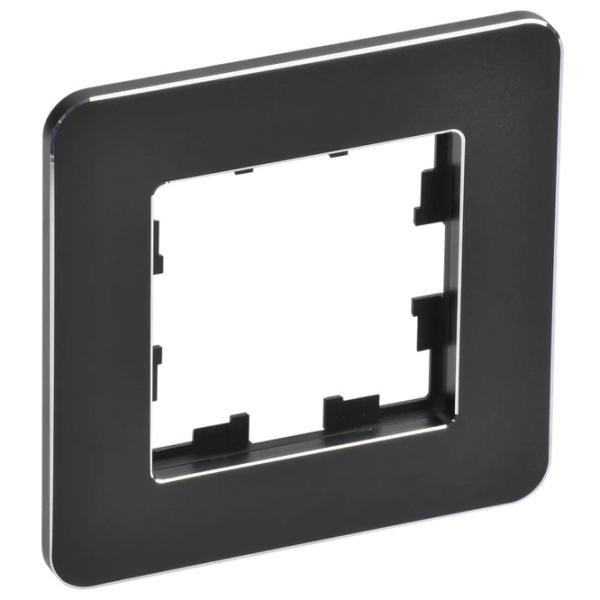 Ramă pentru priză și întrerupătoar IEK BR-M12-M-01-K02 Black / 1 photo 1 Ramă pentru priză și întrerupătoar IEK BR-M12-M-01-K02 Black / 1 photo 1