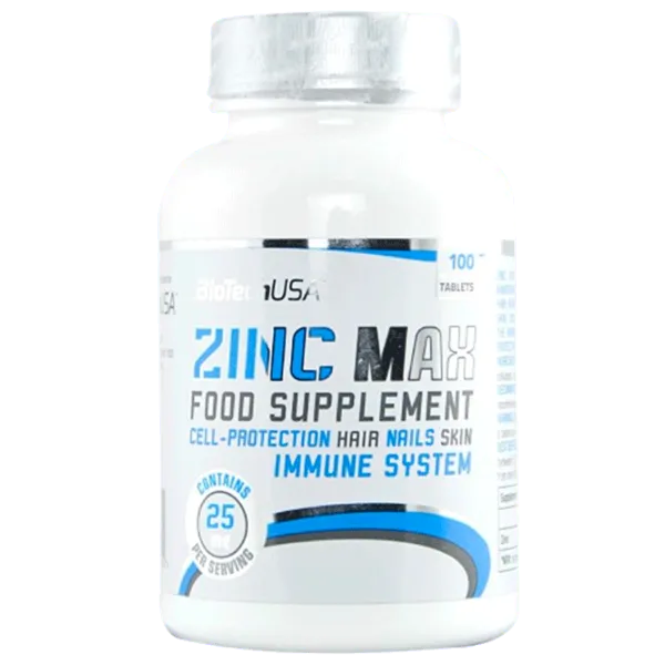 Vitamine și minerale BioTechUSA Zinc MAX (5999076216888) 100 photo 1