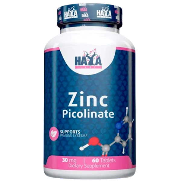 Витамины и минералы Haya Labs Zinc Picolinate (853809007127) 60 photo 1 Витамины и минералы Haya Labs Zinc Picolinate (853809007127) 60 photo 1