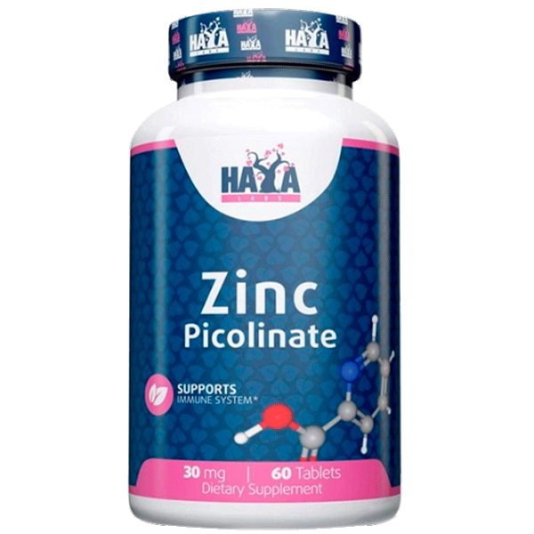 Витамины и минералы Haya Labs Zinc Picolinate (853809007127) 60 photo 1 Витамины и минералы Haya Labs Zinc Picolinate (853809007127) 60 photo 1