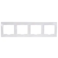 Ramă pentru priză și întrerupătoar IEK EMK40-K01-DM White / 4