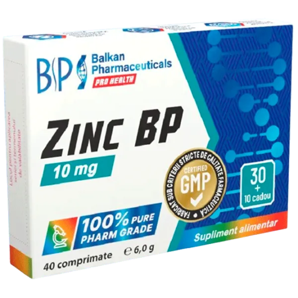 Vitamine și minerale Balkan Pharmaceuticals Zinc (4840982011429) 40 photo 1 Vitamine și minerale Balkan Pharmaceuticals Zinc (4840982011429) 40 photo 1