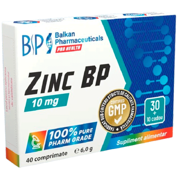 Vitamine și minerale Balkan Pharmaceuticals Zinc (4840982011429) 40 photo 1 Vitamine și minerale Balkan Pharmaceuticals Zinc (4840982011429) 40 photo 1